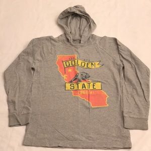 Boys Gapkids Long sleeve hooded shirt.